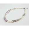 Necklace&quot;Frida&quot; Pearl, Kunzite