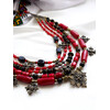 Exclusive necklace &quot;Voladarka&quot; Coral, Agate