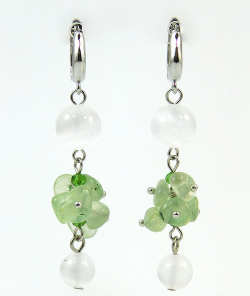 Earrings "Magic of the forest" Jasper