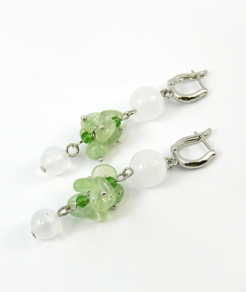 Earrings "Magic of the forest" Jasper