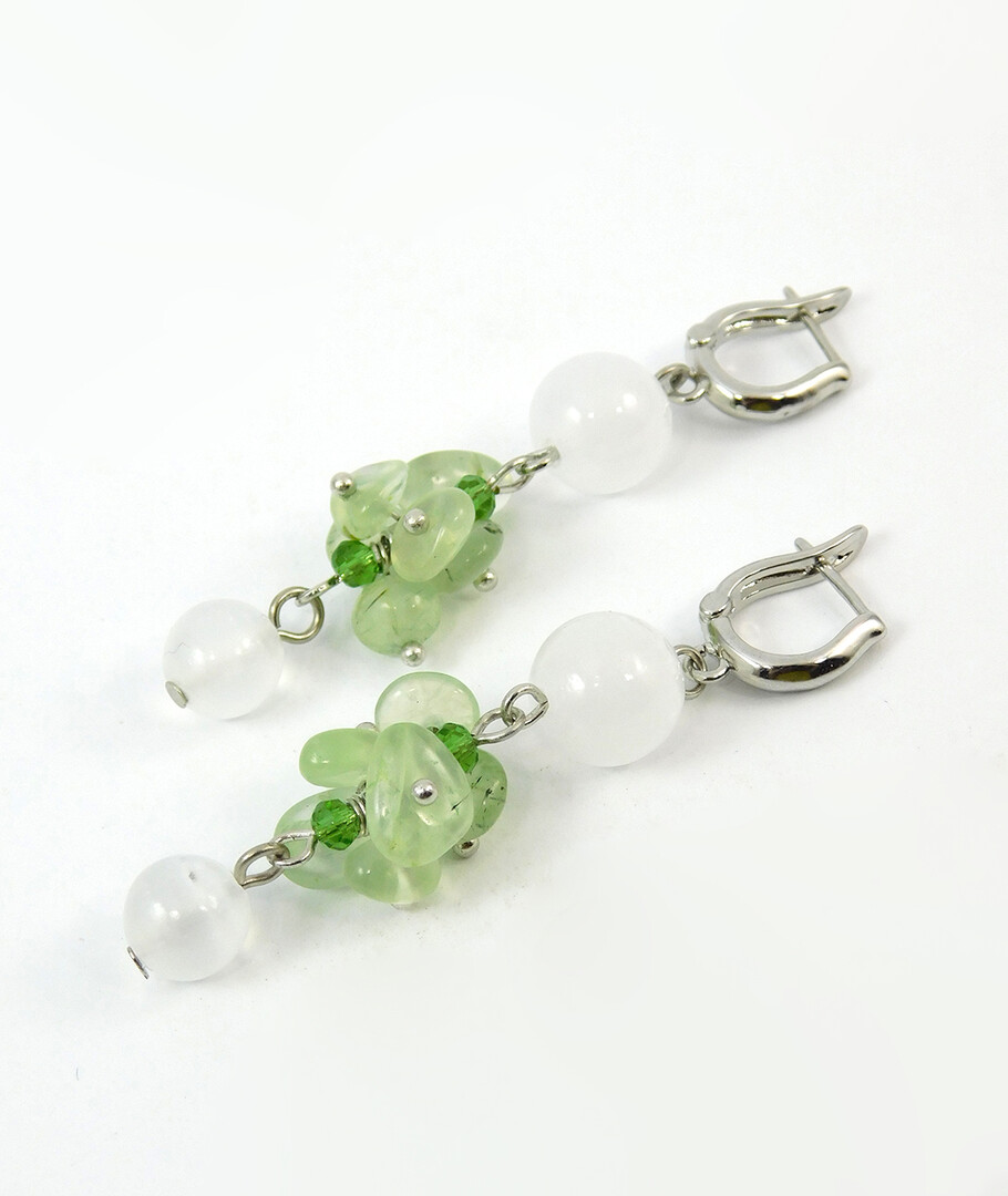 Earrings "Magic of the forest" Jasper