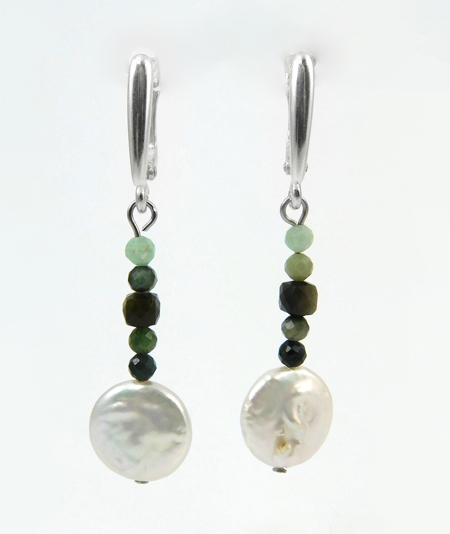 Earrings "Magic of the forest" Jasper