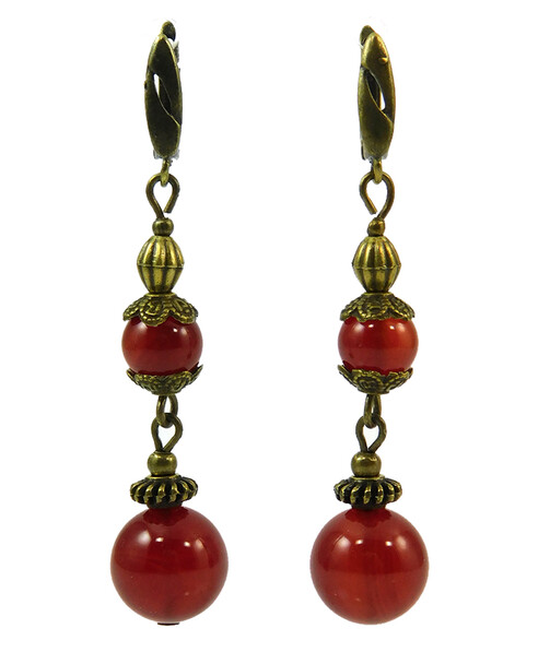 Earrings "Magic of the forest" Jasper