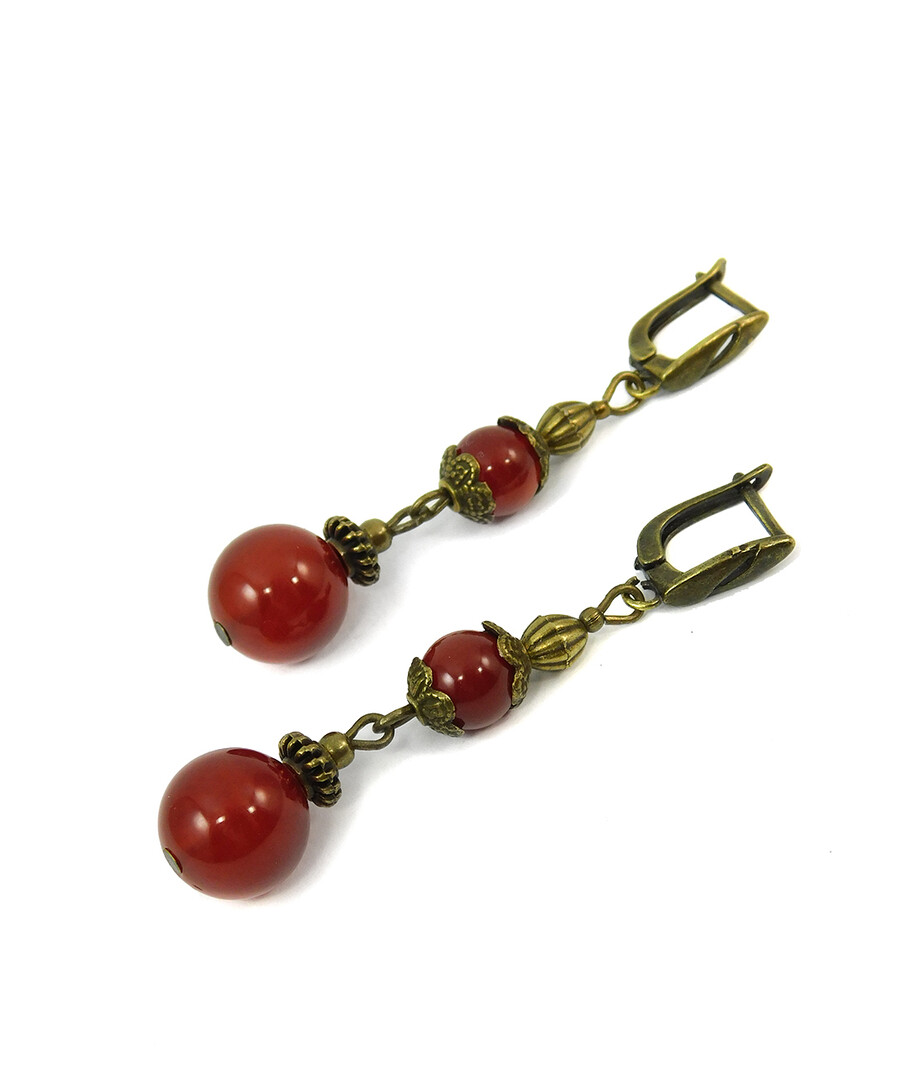 Earrings "Magic of the forest" Jasper