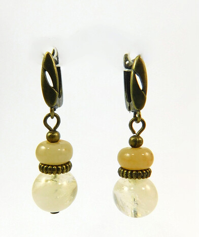 Earrings "Magic of the forest" Jasper