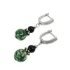 Earrings &quot;Magic of the forest&quot; Jasper