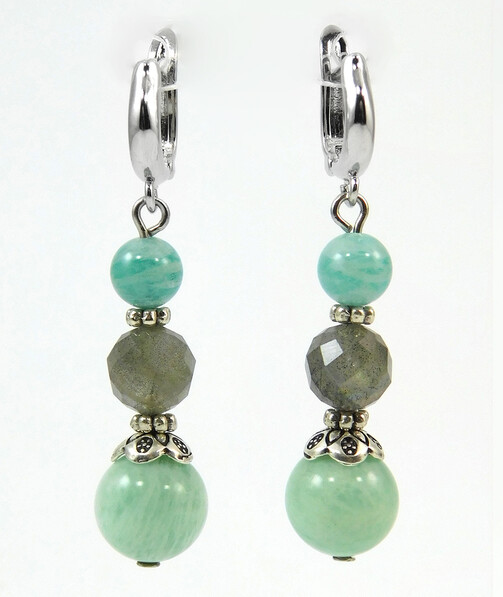 Earrings "Magic of the forest" Jasper