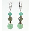 Earrings &quot;Magic of the forest&quot; Jasper