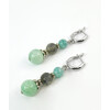 Earrings &quot;Magic of the forest&quot; Jasper