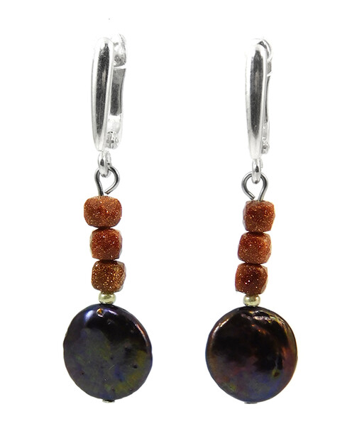 Earrings "Magic of the forest" Jasper