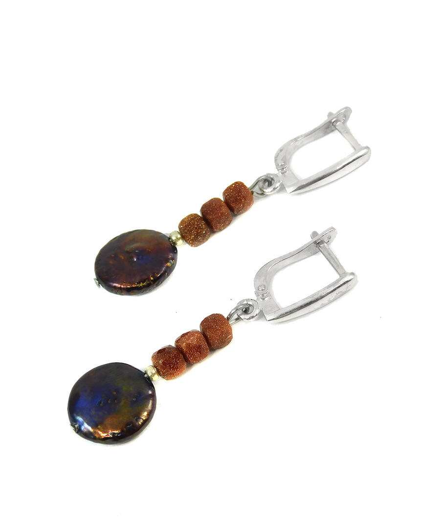 Earrings "Magic of the forest" Jasper