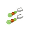 Earrings &quot;Magic of the forest&quot; Jasper