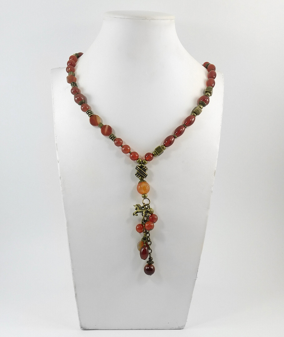 Necklace "Magic of the Forest" Jasper