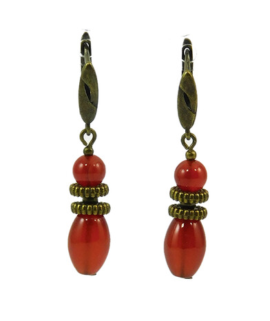 Earrings "Magic of the forest" Jasper