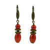 Earrings &quot;Magic of the forest&quot; Jasper