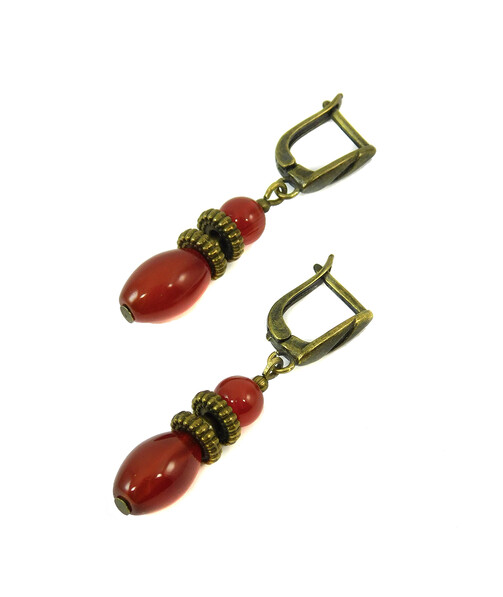 Earrings "Magic of the forest" Jasper