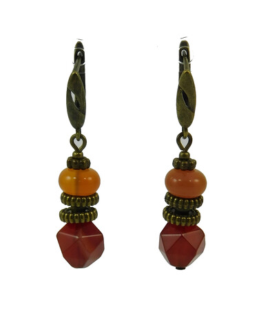 Earrings "Magic of the forest" Jasper