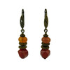 Earrings &quot;Magic of the forest&quot; Jasper