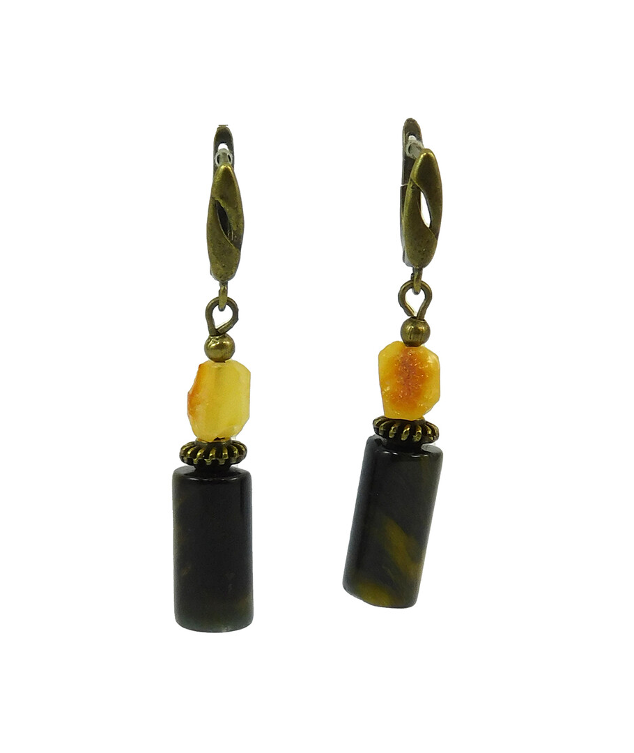 Earrings "Warmth of the Earth" Carnelian