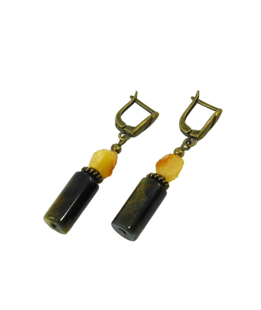 Earrings "Warmth of the Earth" Carnelian