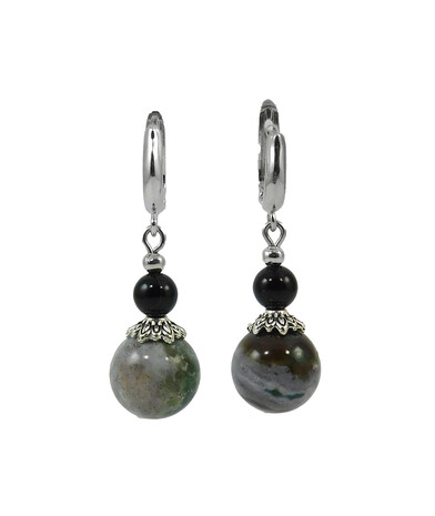 Earrings "Eternal Balance" Jasper, Agate