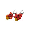 Earrings &quot;Warmth of the Earth&quot; Carnelian