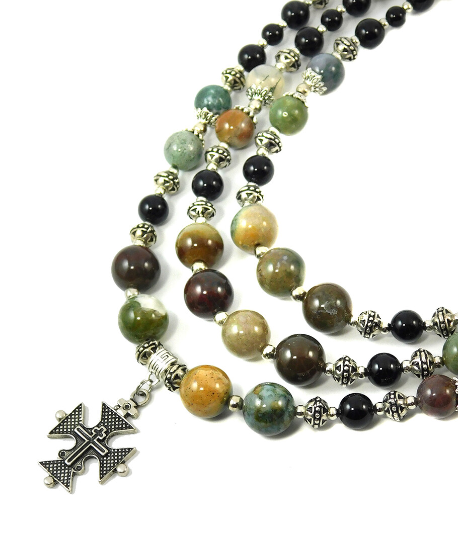 Necklace "Magic of the Forest" Jasper