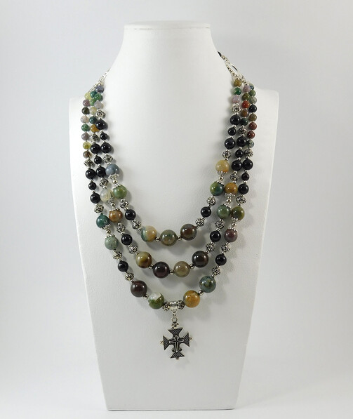 Necklace "Magic of the Forest" Jasper