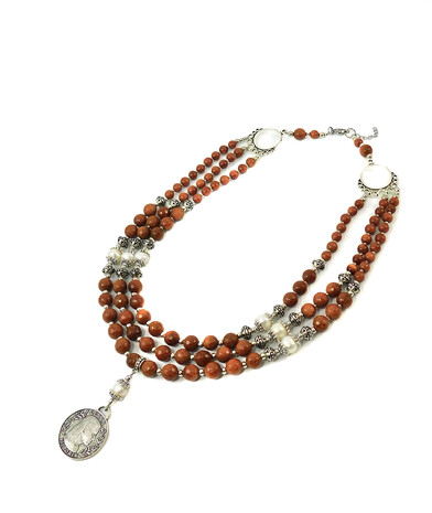 Necklace "Magic of the Forest" Jasper