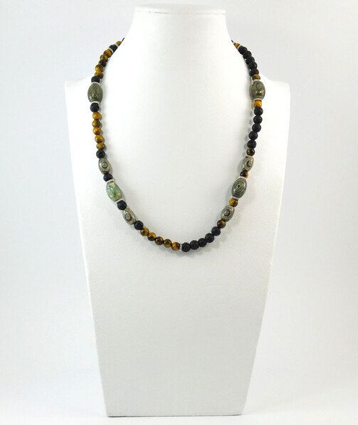 Necklace "Magic of the Forest" Jasper