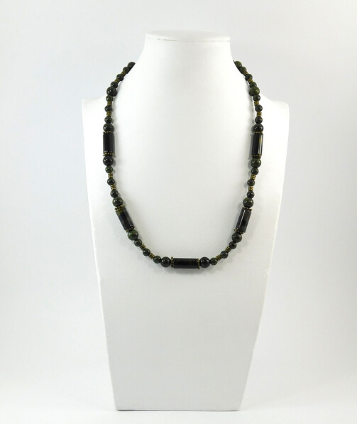 Necklace "Magic of the Forest" Jasper