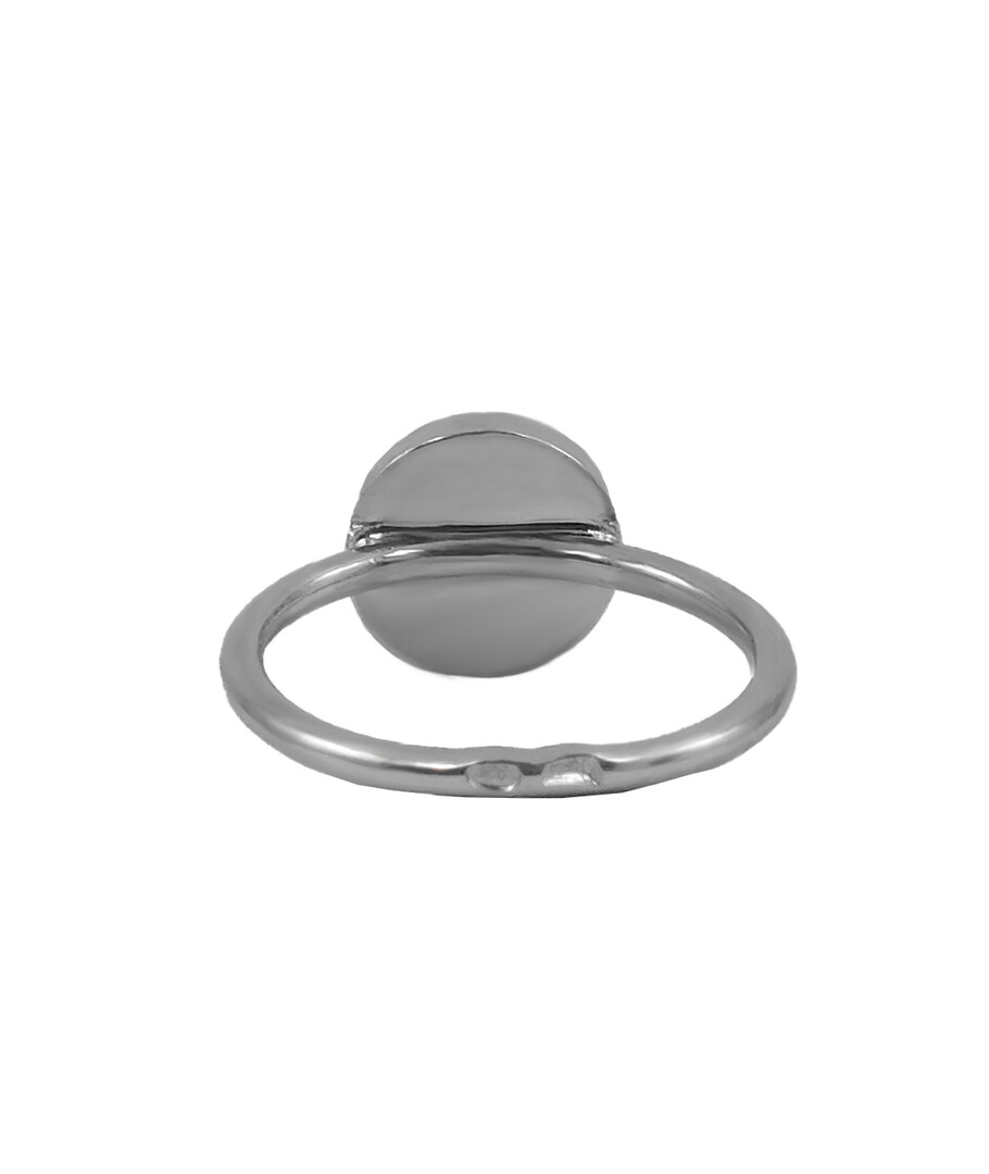 Coral ring, silver