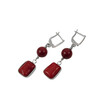 Earrings &quot;Magic of the forest&quot; Jasper