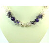 Exclusive necklace &quot;Spring Dance&quot; Rose Quartz, Amethyst (&quot;Colors&quot; Collection)