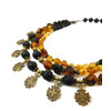 Necklace &quot;Fiery Volcano&quot; Amber, Lava