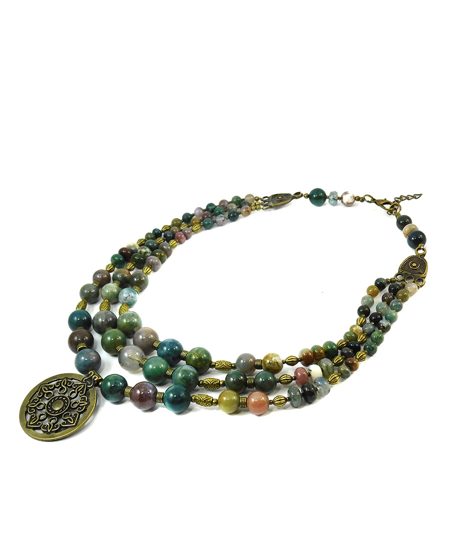 Necklace "Magic of the Forest" Jasper