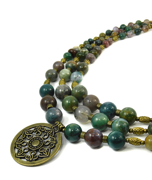 Necklace "Magic of the Forest" Jasper