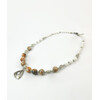 Necklace &quot;Cream Beauty&quot; Agate