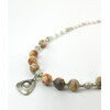 Necklace &quot;Cream Beauty&quot; Agate