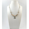 Necklace &quot;Cream Beauty&quot; Agate