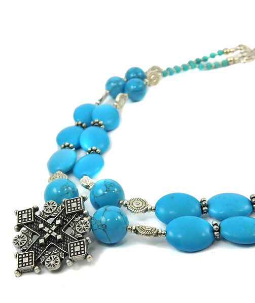 Necklace "Eira" Turquoise