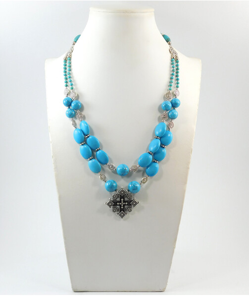 Necklace "Eira" Turquoise