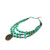 Necklace &quot;Amulet&quot; Turquoise