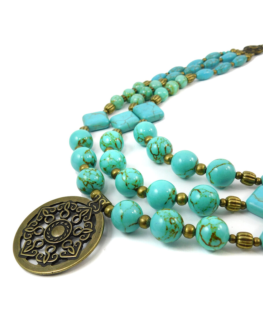 Necklace "Amulet" Turquoise