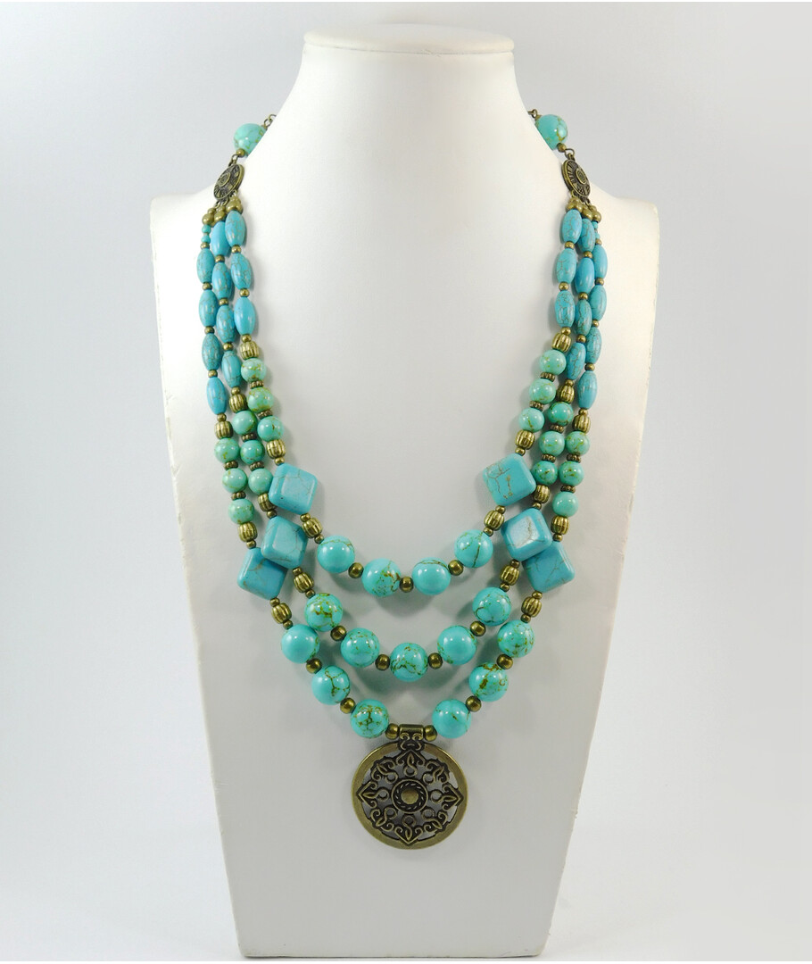 Necklace "Amulet" Turquoise