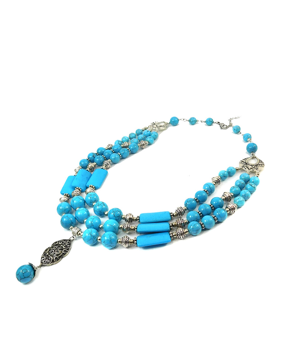 Necklace "Linnaeus" Turquoise