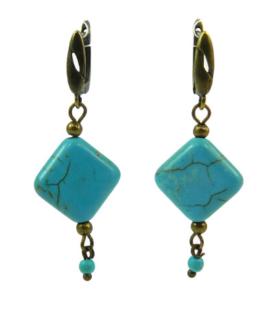 Turquoise "Amulet" earrings