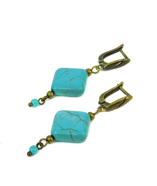 Turquoise "Amulet" earrings