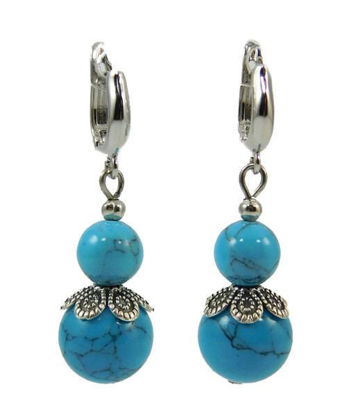 Earrings "Linnaeus" Turquoise