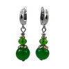 Earrings &quot;Celestine&quot; Chrysoprase